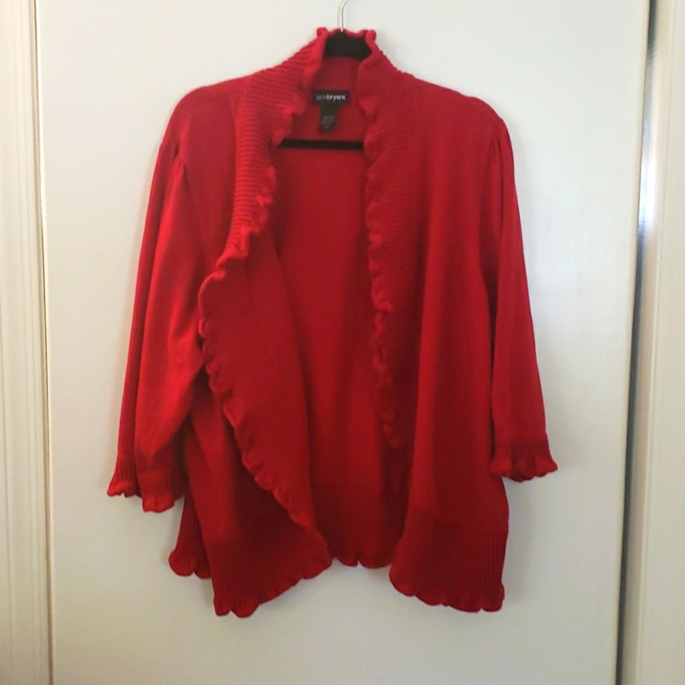 Euc 26/28 lane bryant red sweater